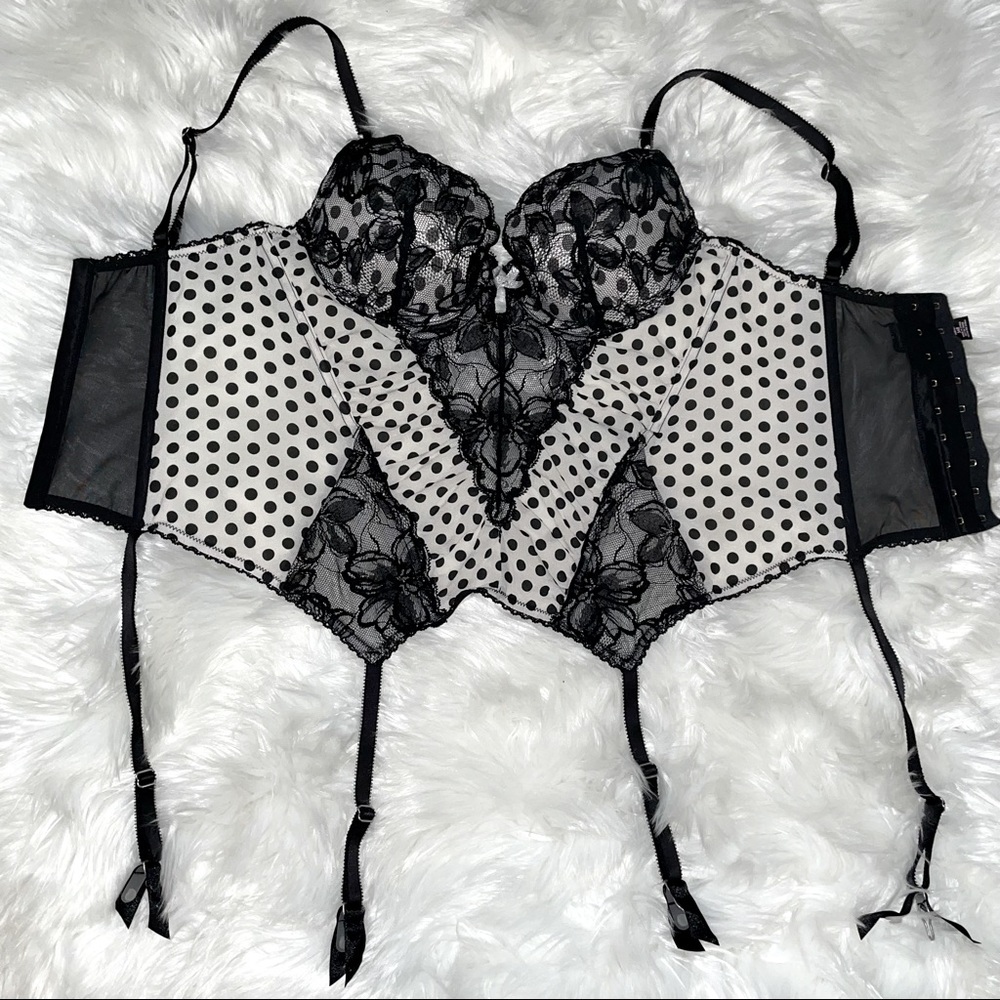 Victoria’s Secret Polka Dot Lace Corset